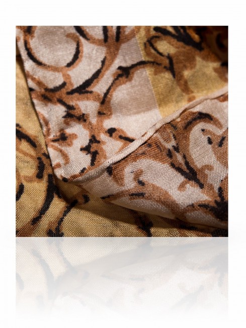 Палантин Женский SN-GOTHIC/BEIGE.WHITE